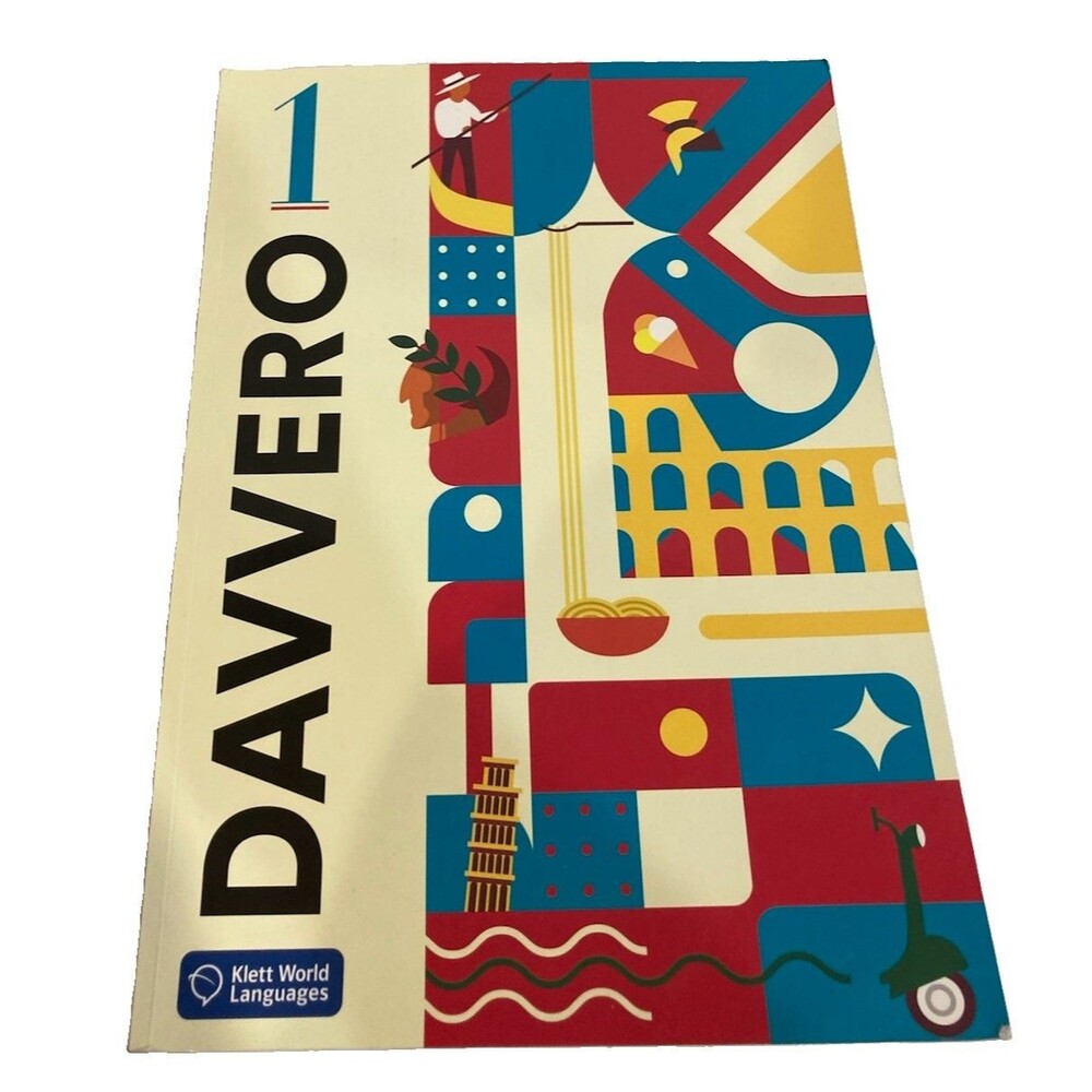Davvero 1 Klett World Languages (SC 2023) Student Textbook - GOOD